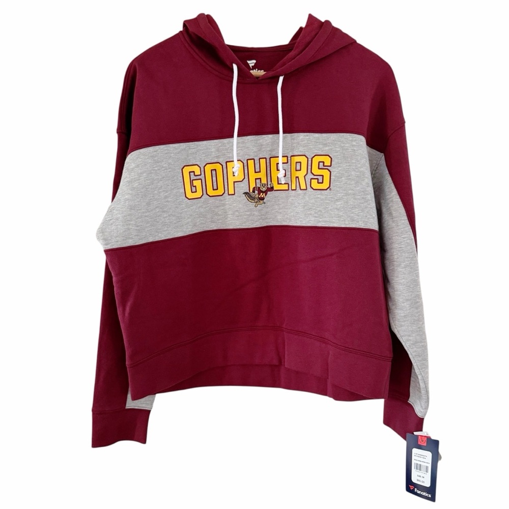 Golden Gophers Hoodie Sweatshirt NEW Women’s Size Medium NWT